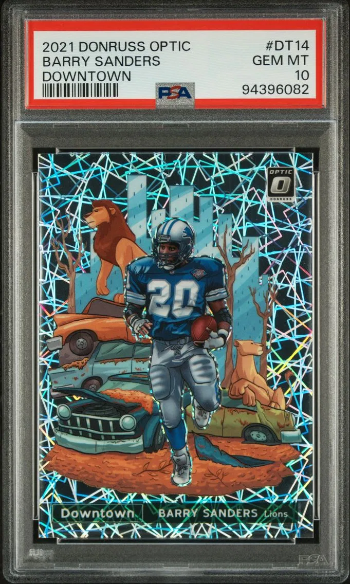 2021 #DT14 Barry Sanders PSA 10 