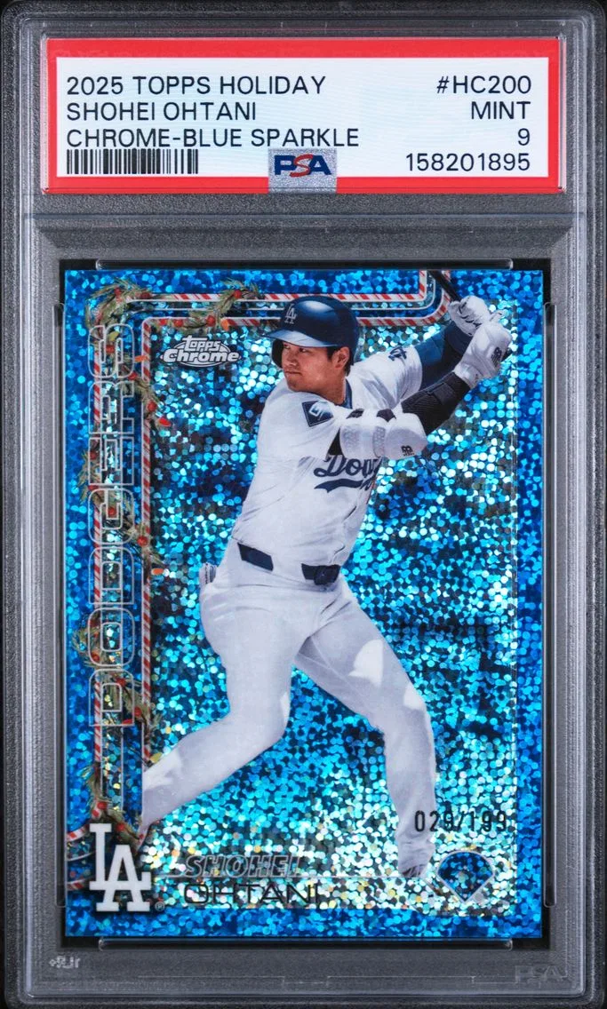 2025 #HC200 Shohei Ohtani PSA 9 Topps Holiday