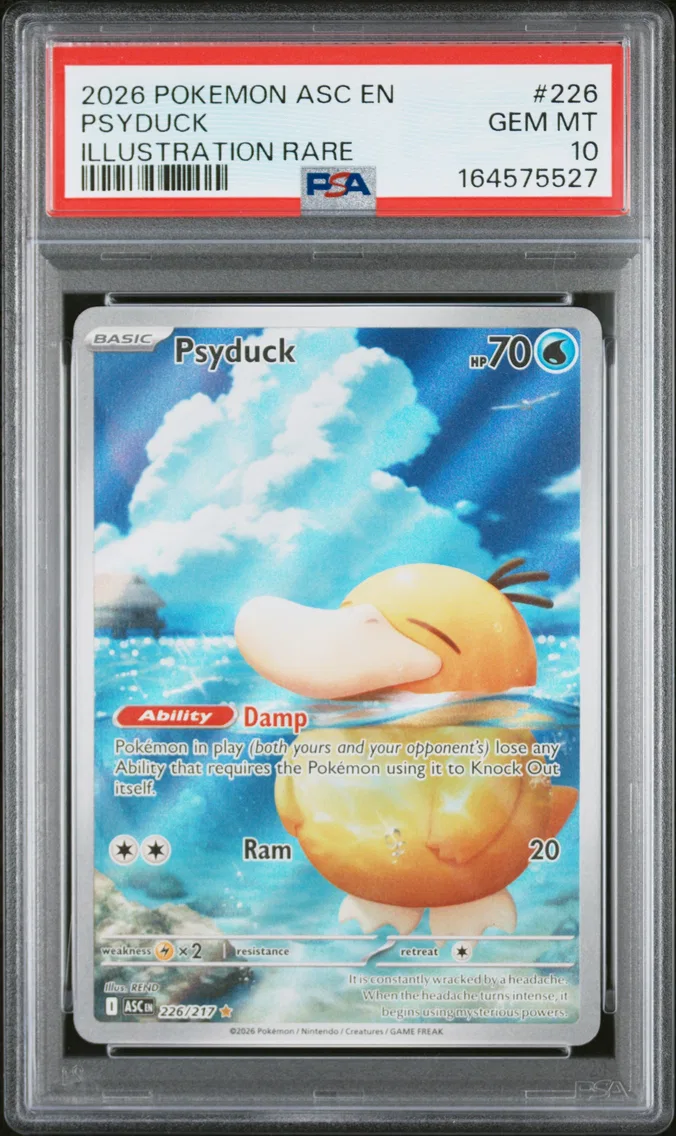 2026 #226 Psyduck PSA 10 Asc EN-Ascended Heroes
