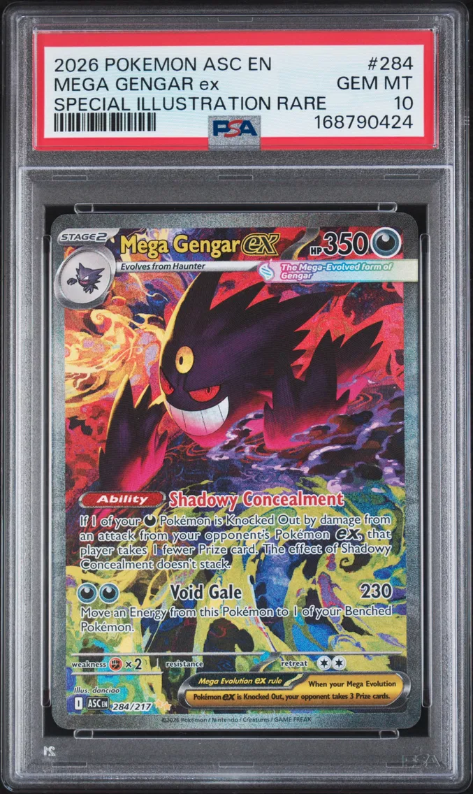 2026 #284 Mega Gengar EX Asc EN-Ascended Heroes, PSA 10