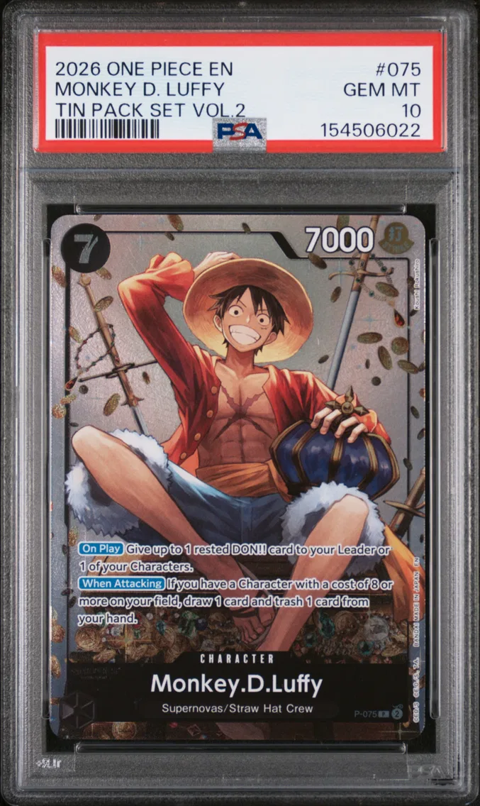 2026 #075 Monkey D. Luffy PSA 10 One Piece Promos