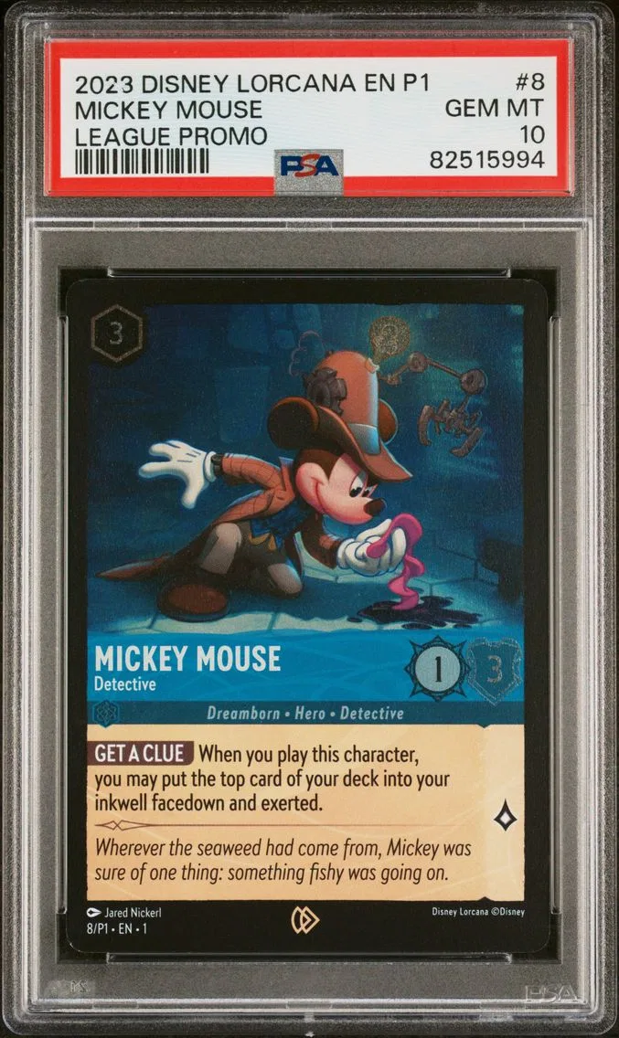 2023 #8 MICKEY MOUSE PSA 10 Disney Lorcana EN P1-Promo