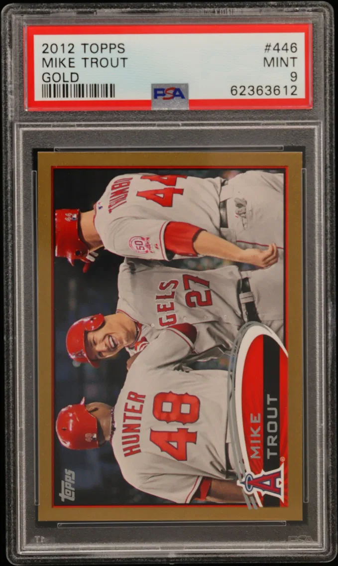 2012 #446 Mike Trout PSA 9 Topps