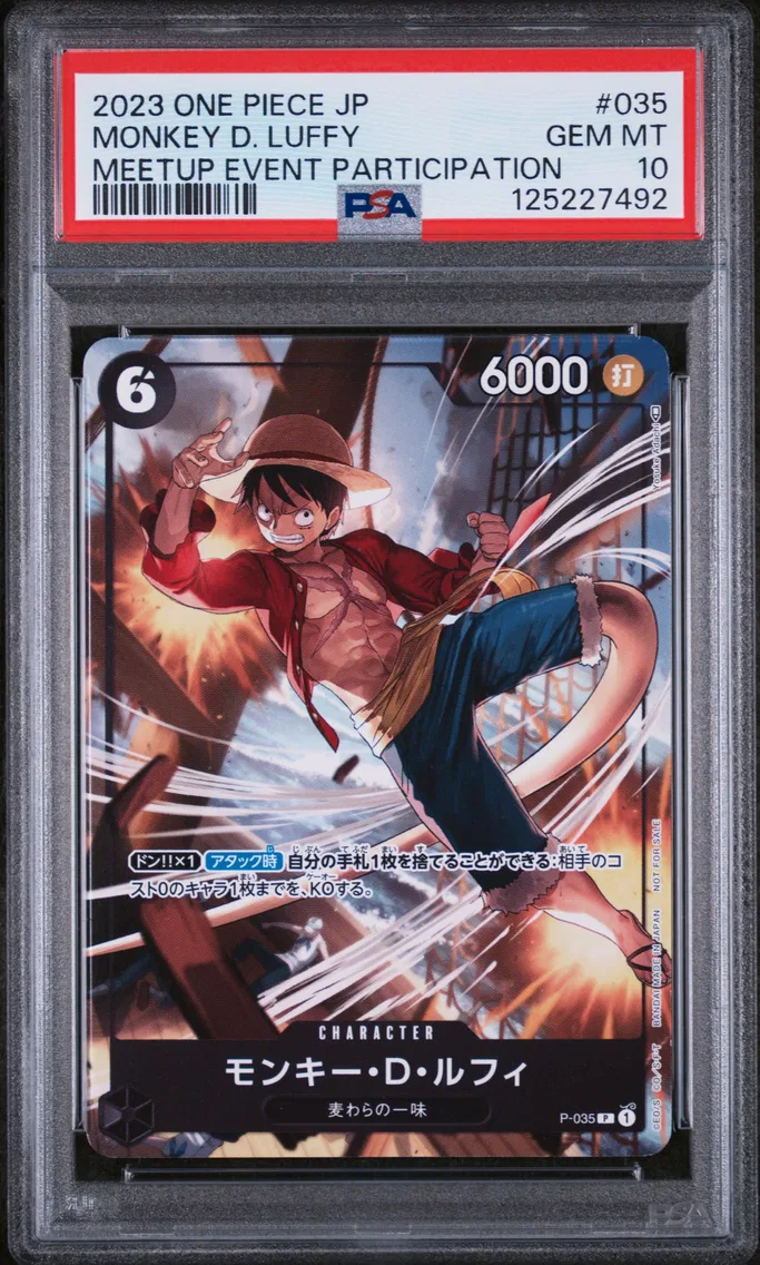 2023 #035 Monkey D. Luffy PSA 10 One Piece Japanese Promos
