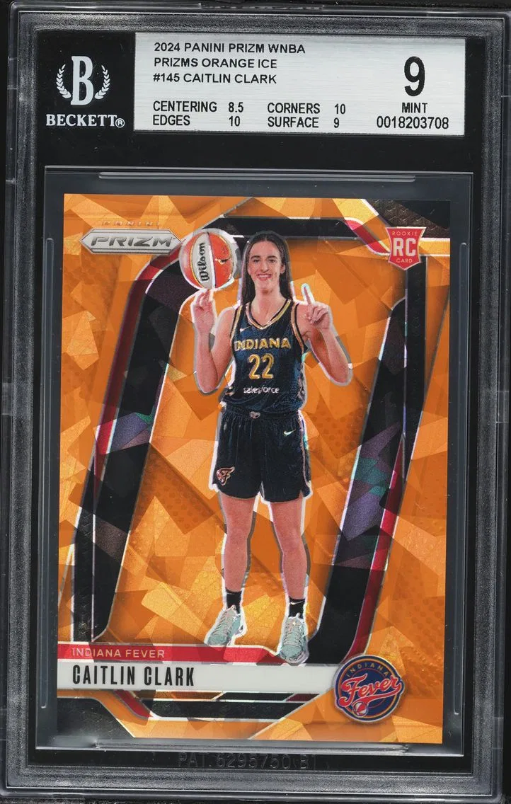 2024 #145 Caitlin Clark BGS 9 Panini Prizm WNBA Basketball