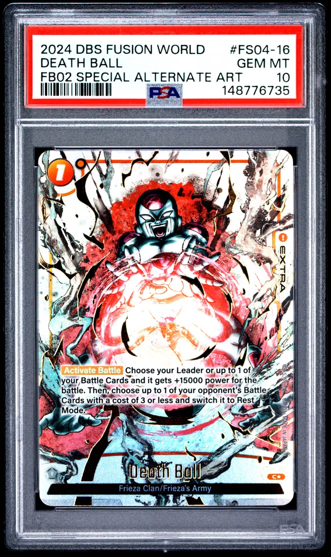 2024 #FS04-16 Death Ball PSA 10 Dragon Ball Super Card Game Fusion World Blazing Aura
