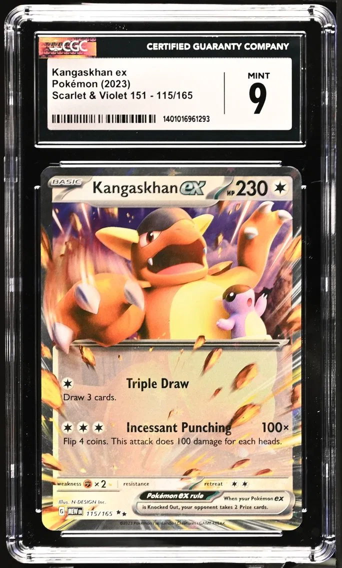 2023 #115 Kangaskhan ex CGC 9 Scarlet & Violet 151 - MEW EN - English