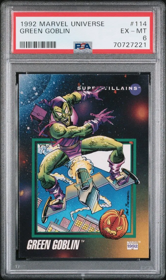 1992 #114 Green Goblin PSA 6 Marvel Universe