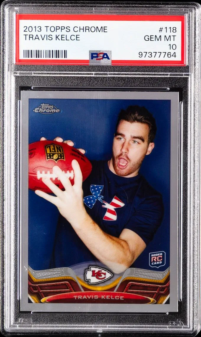 2013 #118 Travis Kelce PSA 10 Topps Chrome