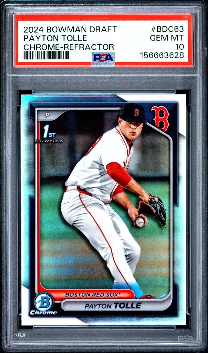 2024 #BDC63 Payton Tolle PSA 10 Bowman Draft