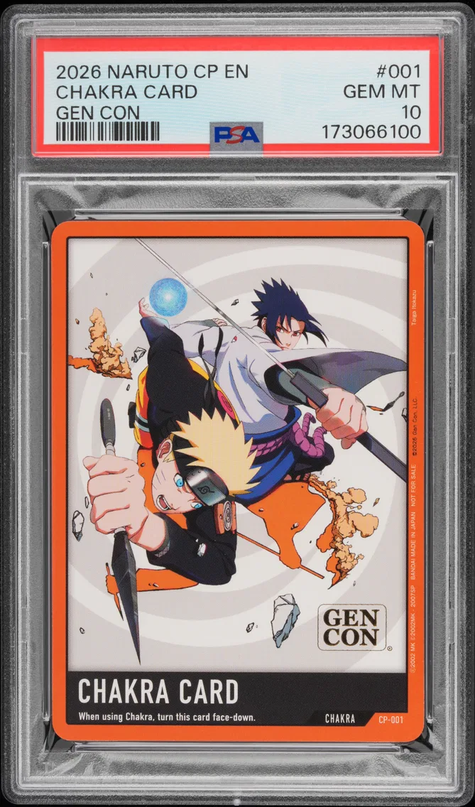 2026 #001 Chakra Card PSA 10 Naruto CP-Chakra Promos