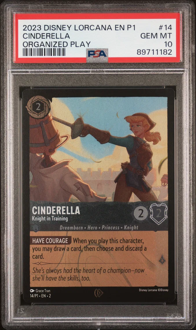 2023 #14 CINDERELLA PSA 10 Disney Lorcana EN P1-Promo