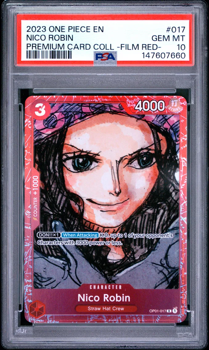 2023 #017 Nico Robin PSA 10 One Piece Premium Card Collection -One Piece Film Red-