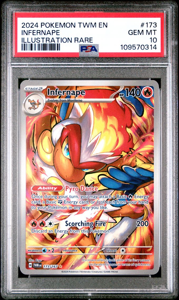 2024 #173 Infernape PSA 10 Twm E