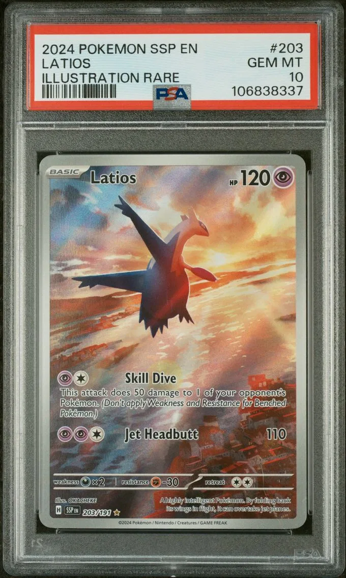2024 #203 Latios PSA 10 Ssp EN-S