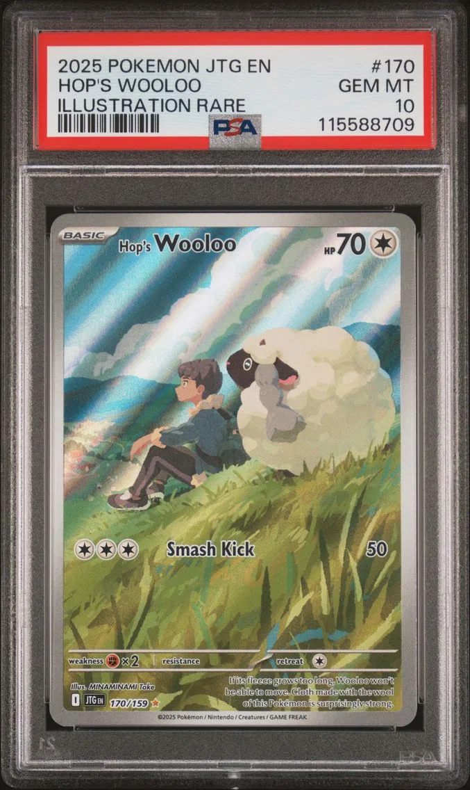 2025 #170 Hop's Wooloo PSA 10 Jtg EN-Journey Together Pokemon
