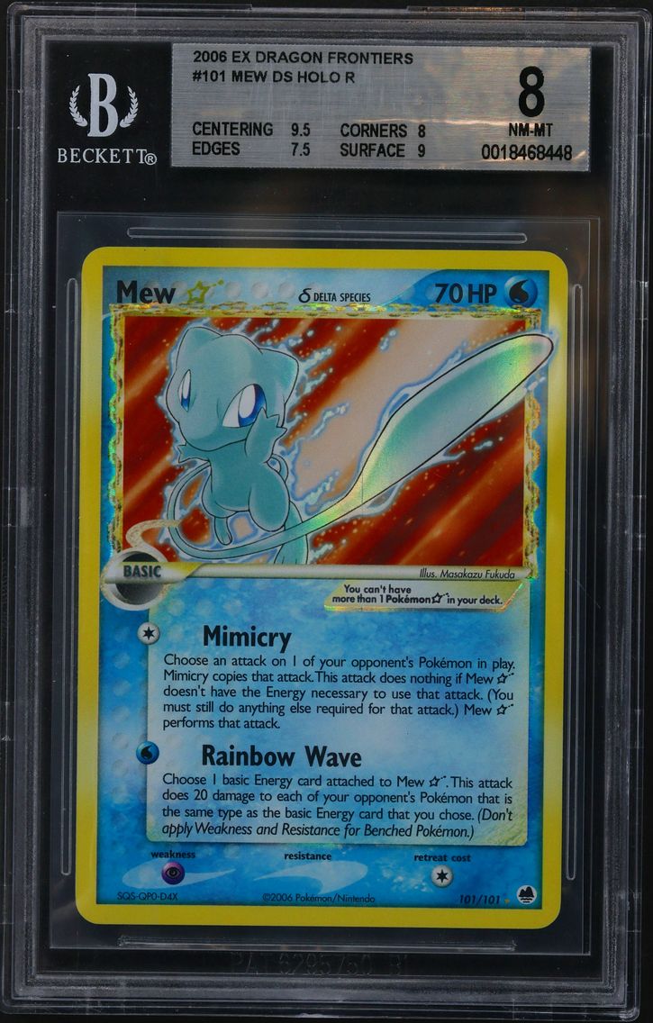 2006 #101 Mew Gold Star HOLO R B