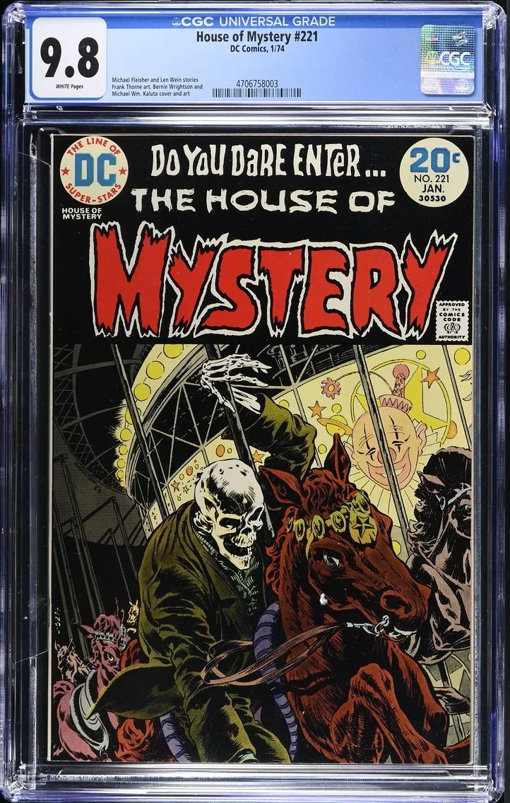 1974 #NA 1974 House of Mystery #221 CGC 9.8 DC Comics CGC 9.8