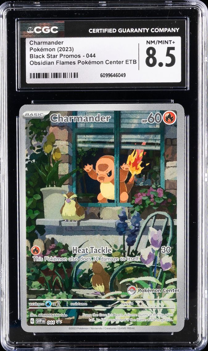 2023 #044 Charmander CGC 8.5 Svp EN-SV Black Star Promo Pokemon