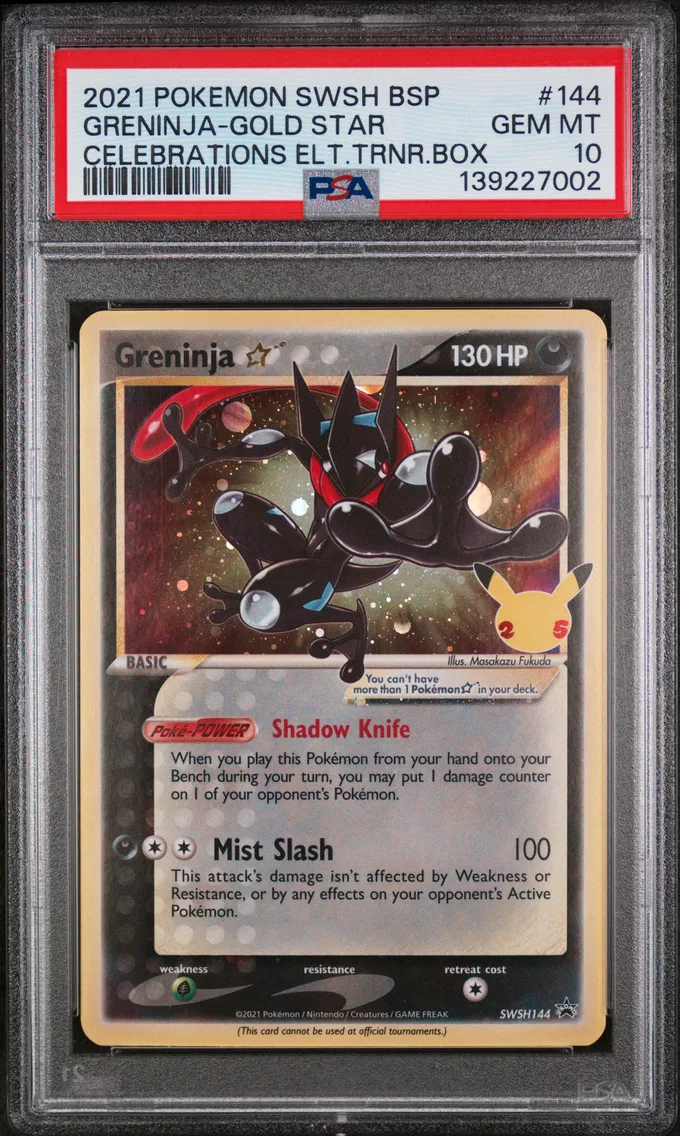 2021 #144 Greninja-Gold Star PSA