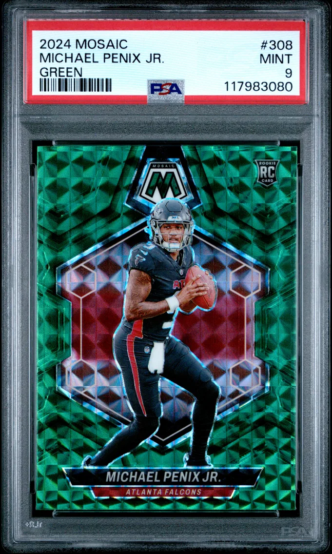2024 #308 Michael Penix Jr. PSA 9 Panini Mosaic