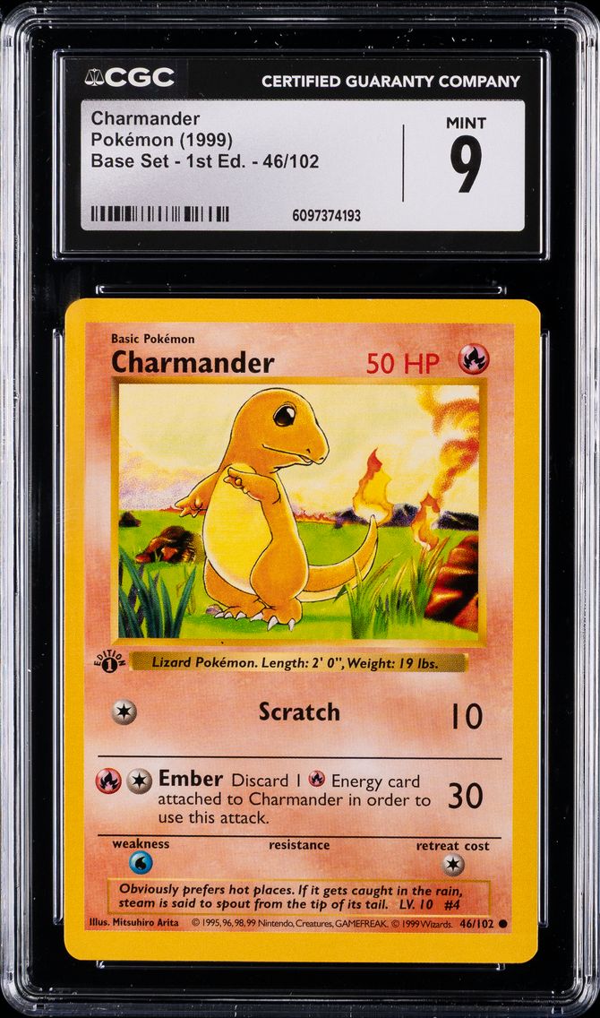 1999 #46 Charmander 1st Edition 