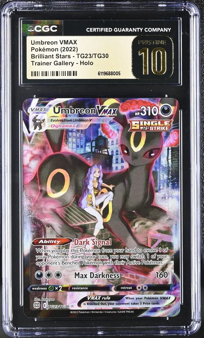 2022 #TG23/TG30 Umbreon VMAX CGC 10 Pristine Brilliant Stars - English