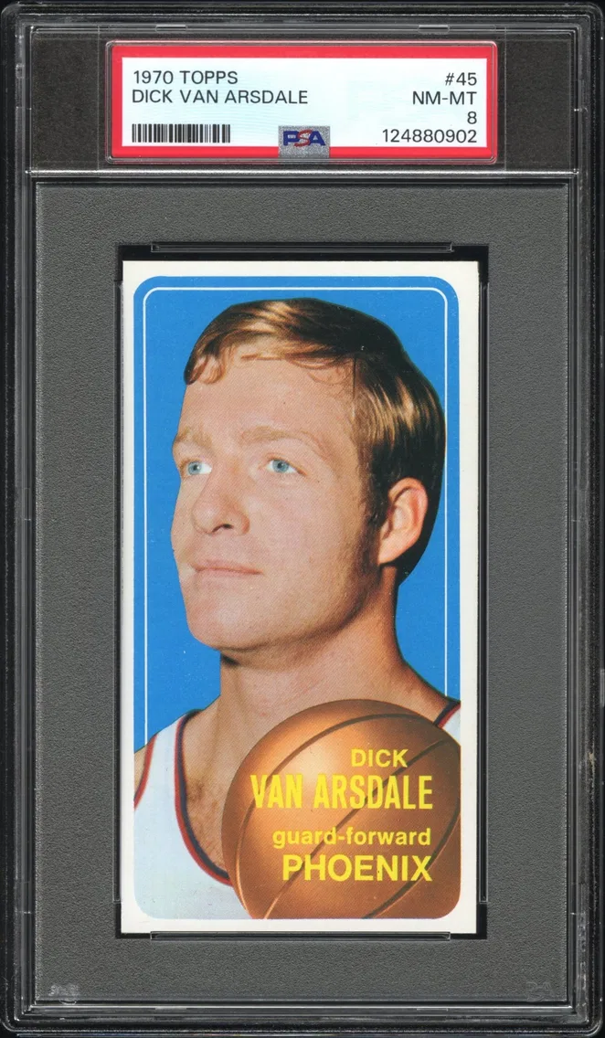 1970 #45 DICK VAN ARSDALE PSA 8 Topps