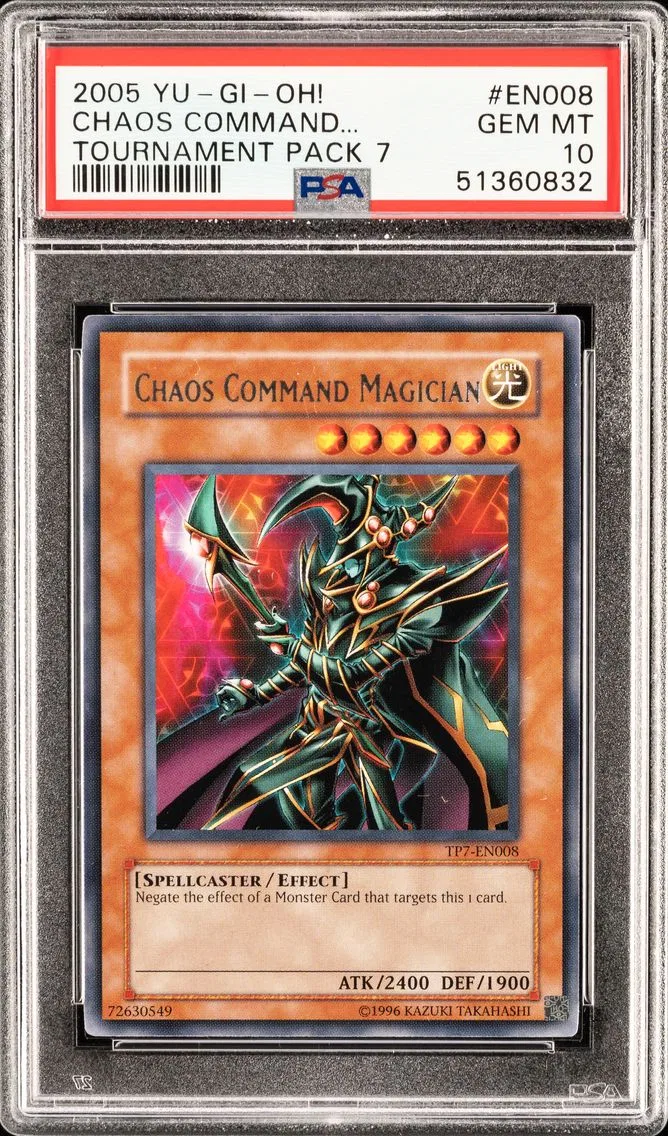 CHAOS COMMAND MAGICIAN TP7-EN008 TOURNAMENT PACK 7 2005 PSA 10