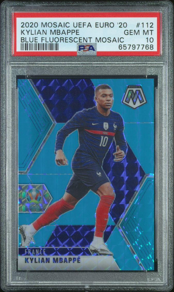 2020 #112 Kylian Mbappe PSA 10 P