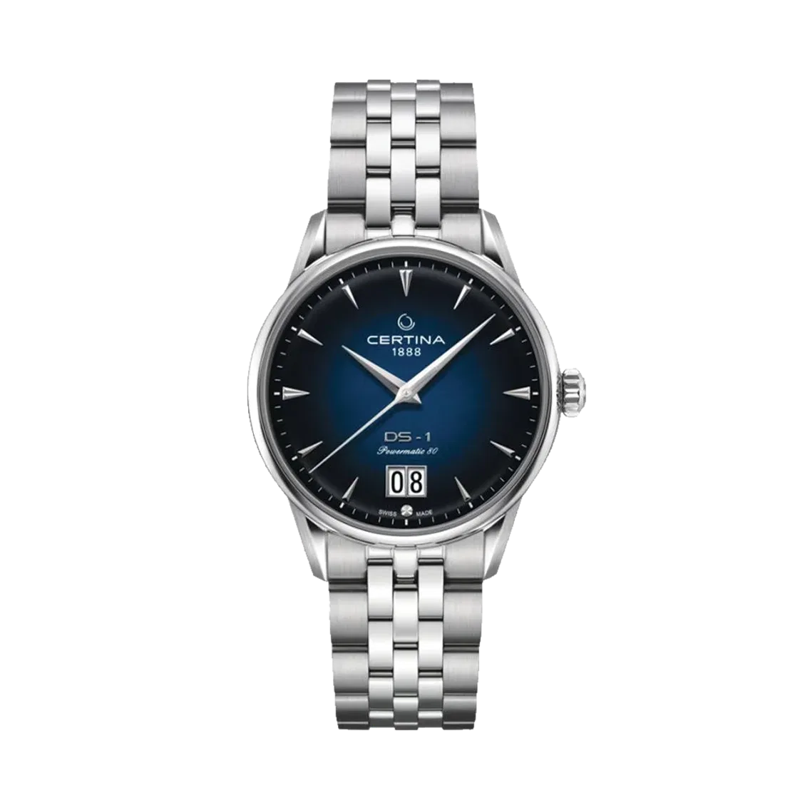 Certina DS-1 Big Date 41mm - Blue on Bracelet