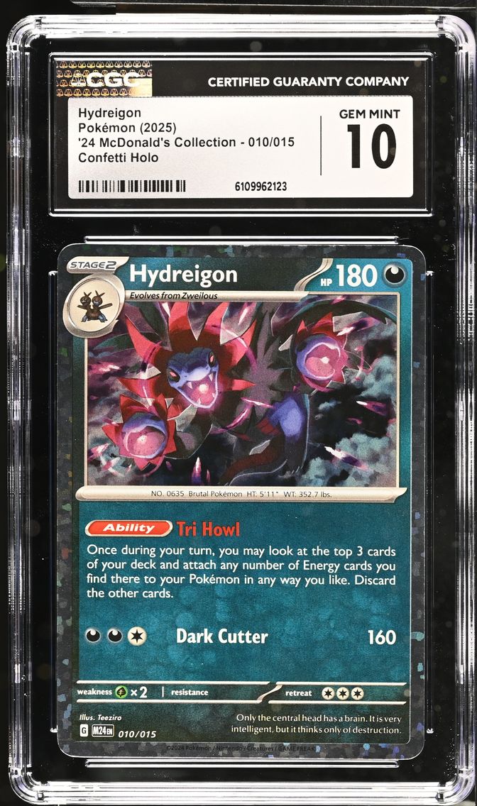 2025 #010 Hydreigon CGC 10 McDonald's Collection - M24 EN - English