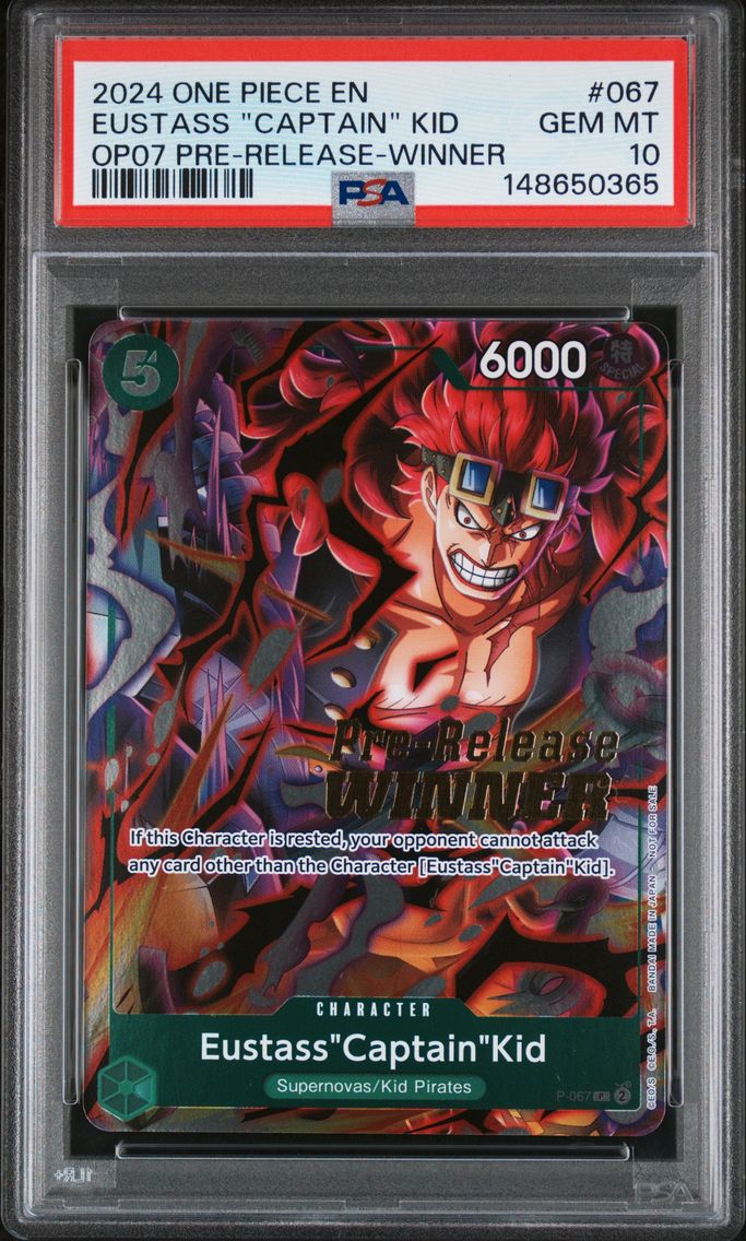 2024 #067 Eustass "Captain" Kid PSA 10 One Piece Promos