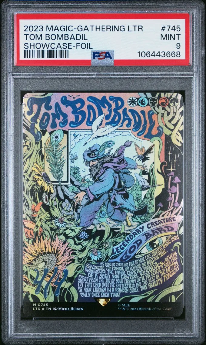 2023 #745 Tom Bombadil PSA 9 the Lord of the Rings: Tales of Middle-Earth Magic The Gathering