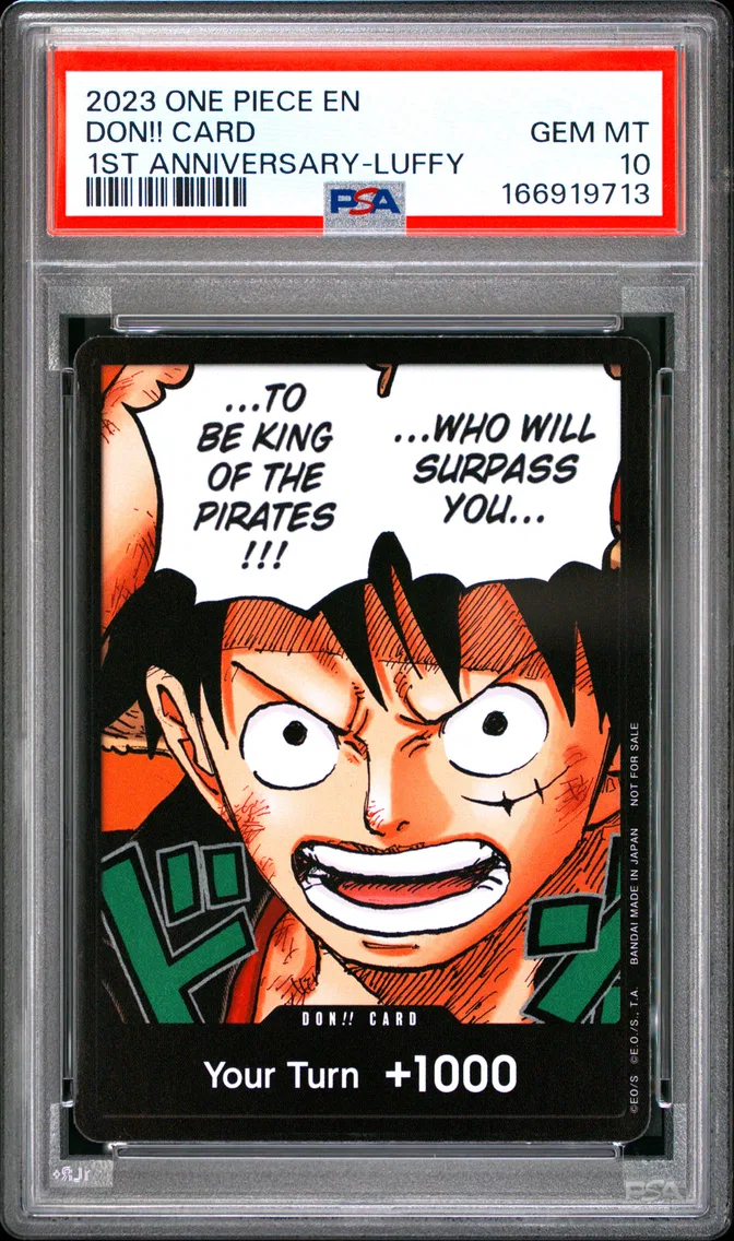 2023 #NA Don!! Card PSA 10 One Piece 1st Anniversary Don!! Card Pack