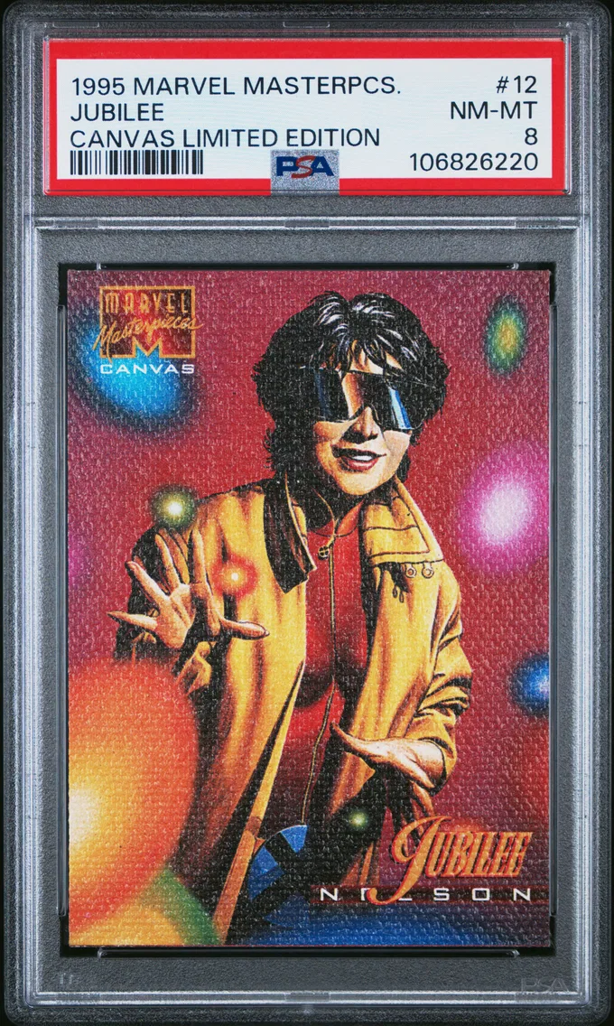 1995 #12 Jubilee PSA 8 Marvel Masterpieces Canvas Limited Edition