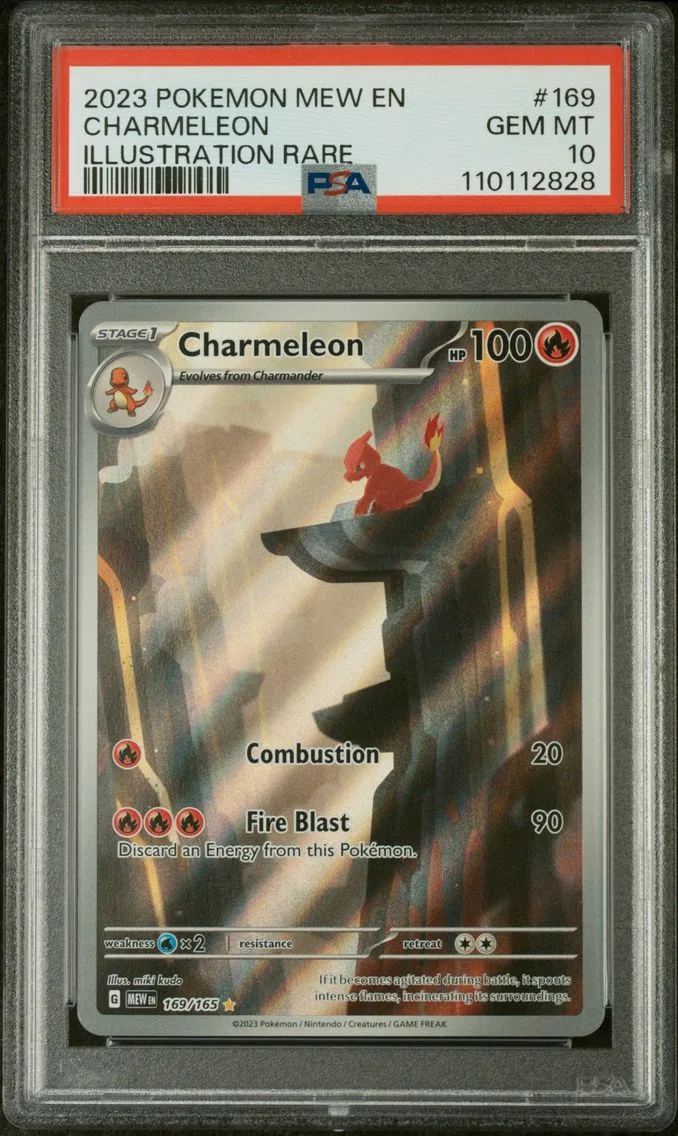 2023 #169 Charmeleon PSA 10 Mew EN-151