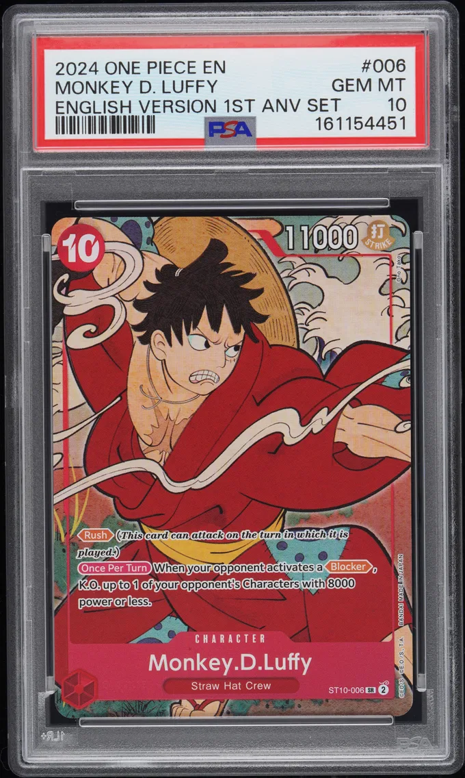 2024 #006 Monkey D. Luffy PSA 10