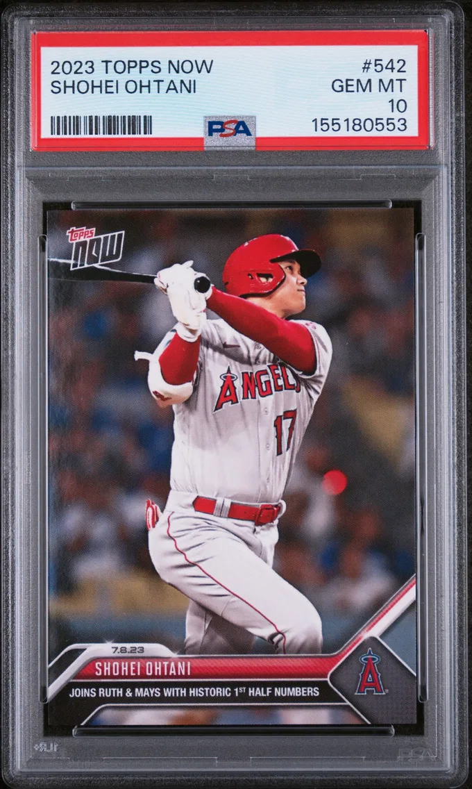2023 #542 Shohei Ohtani PSA 10 Topps Now