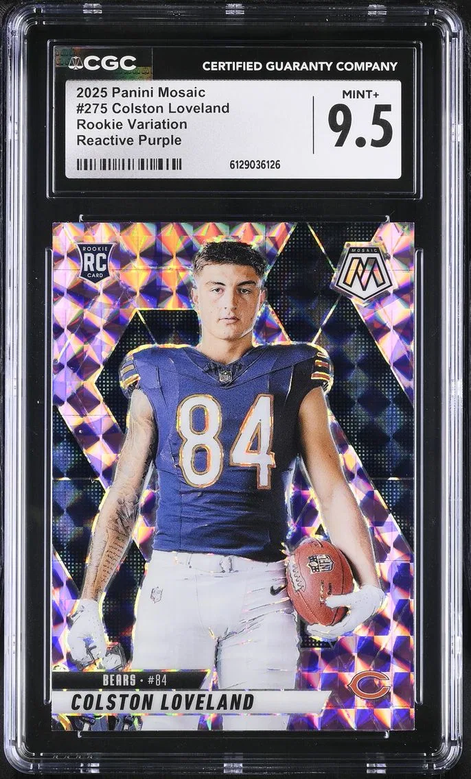 2025 #275 Colston Loveland CGC 9.5 Panini Mosaic