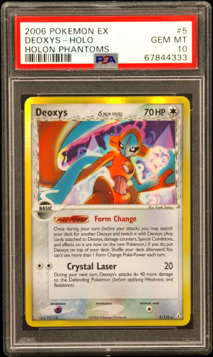 2006 #5 Deoxys-Holo PSA 10 EX Holon Phantoms