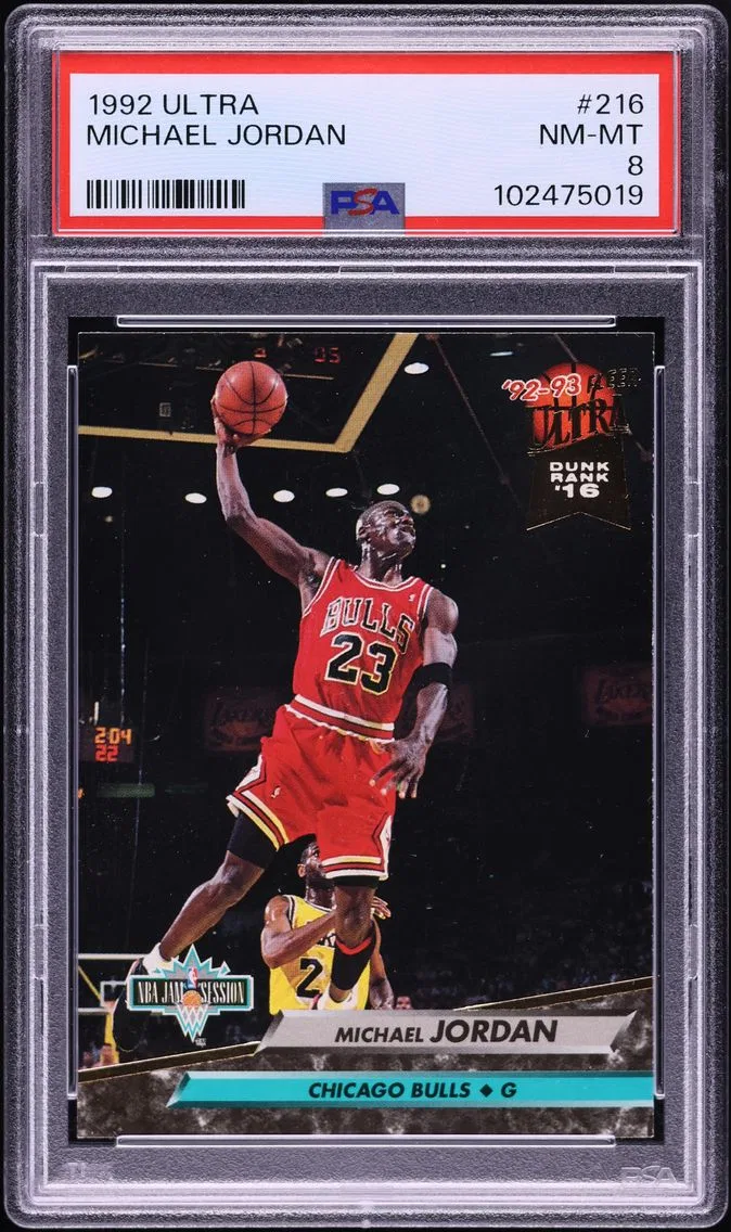 1992 #216 Michael Jordan PSA 8 Ultra