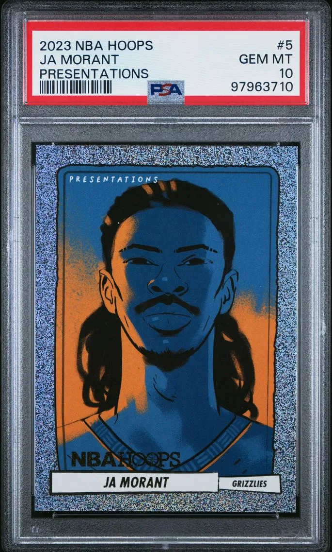 2023 #5 Ja Morant PSA 10 Panini NBA Hoops Presentations
