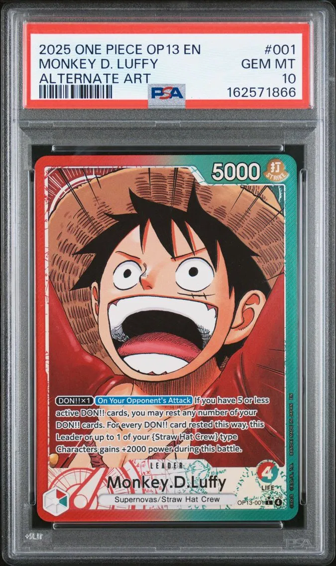 2025 #001 Monkey D. Luffy PSA 10