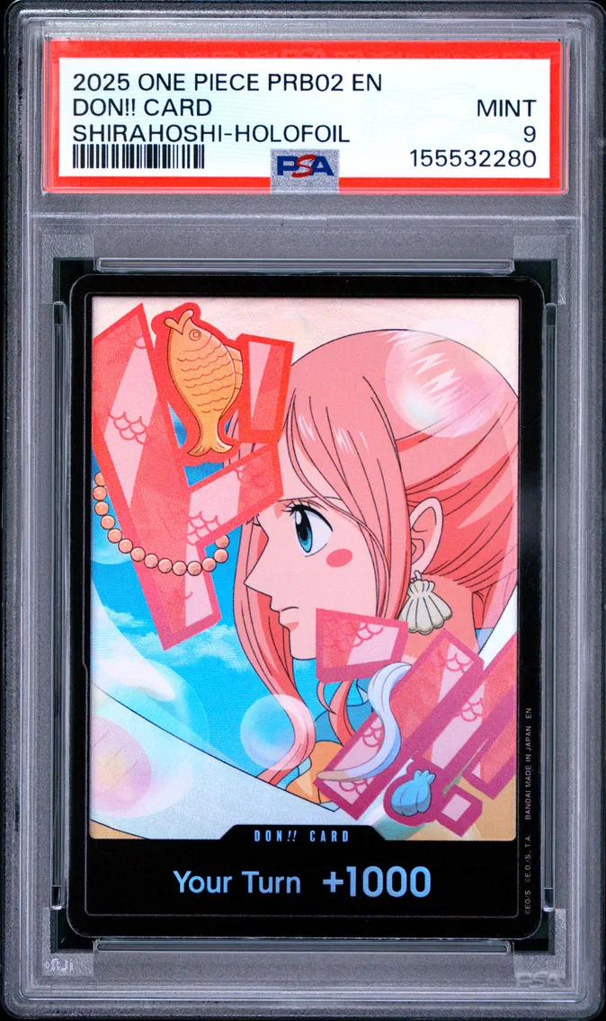 2025 #NA Don!! Card PSA 9 One Piece PRB02-Premium Booster -One Piece Card the Best- Vol.2