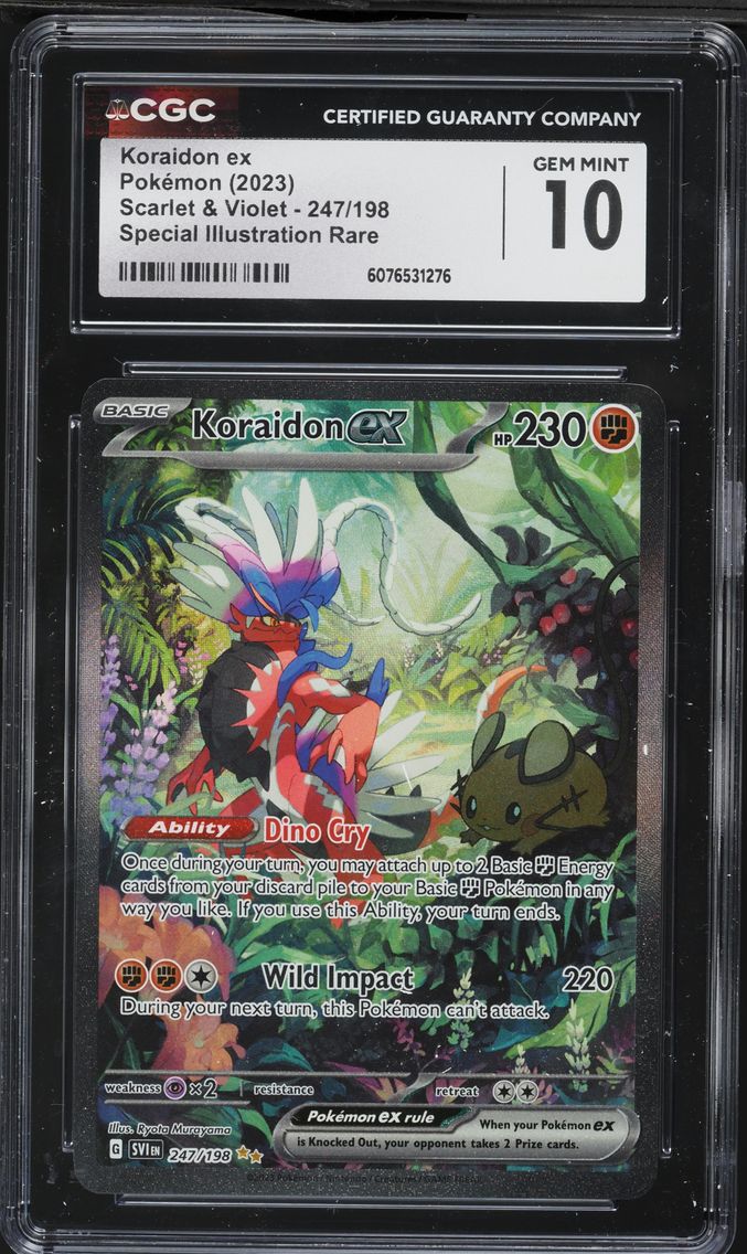 2023 #247 Koraidon EX CGC 10 Svi EN-Scarlet & Violet Pokemon