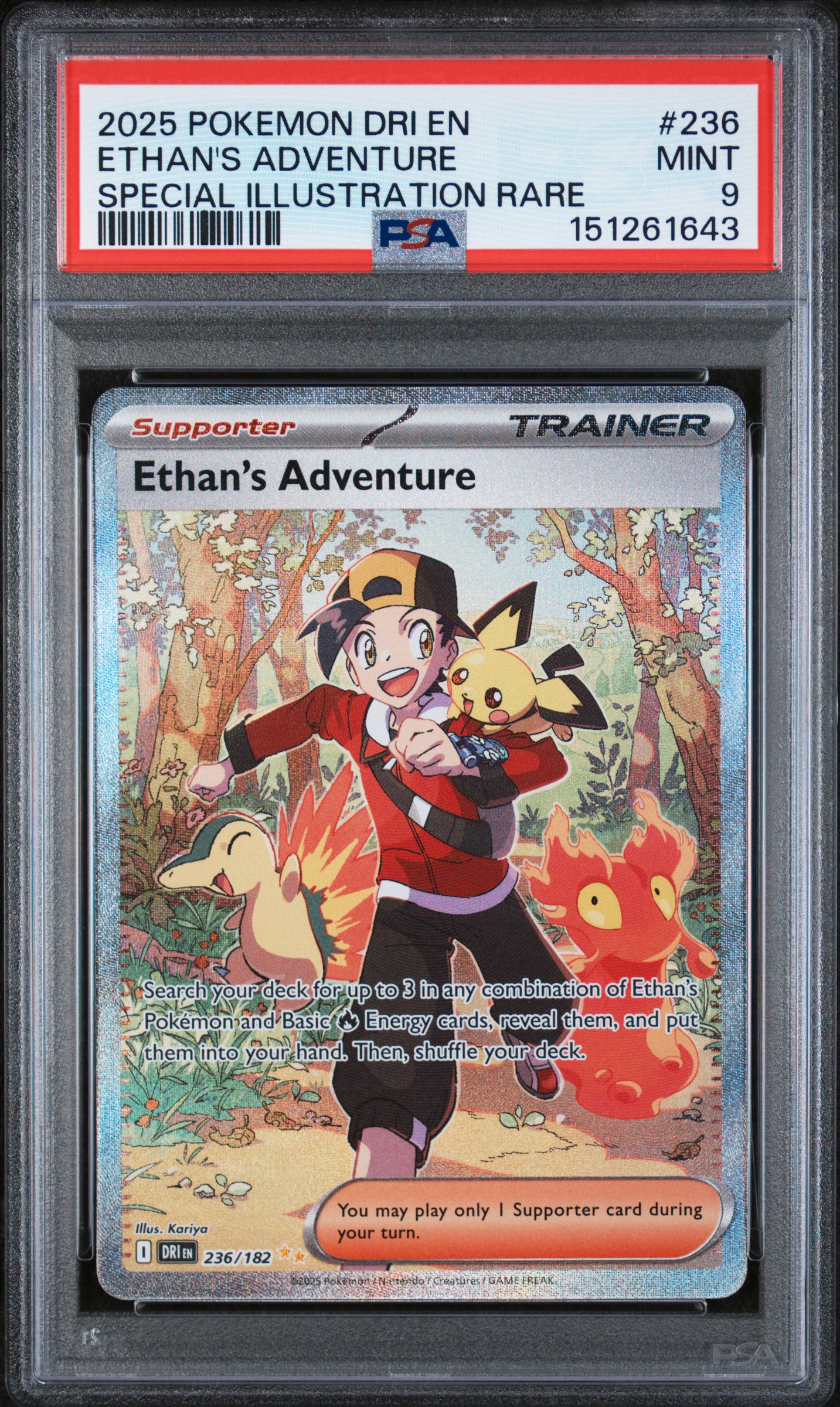 2025 #236 Ethan'S Adventure PSA 9 Dri En-Destined Rivals