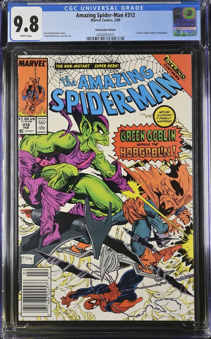 1989 Amazing Spider-Man #312 CGC