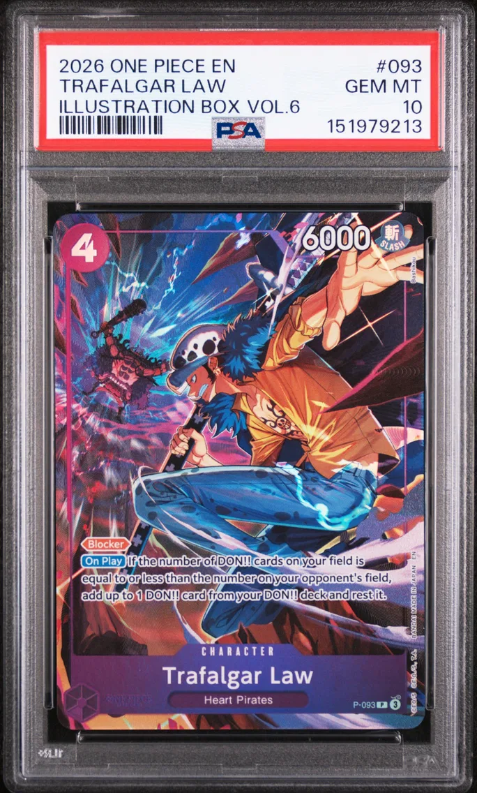 2026 #093 Trafalgar Law PSA 10 One Piece Promos