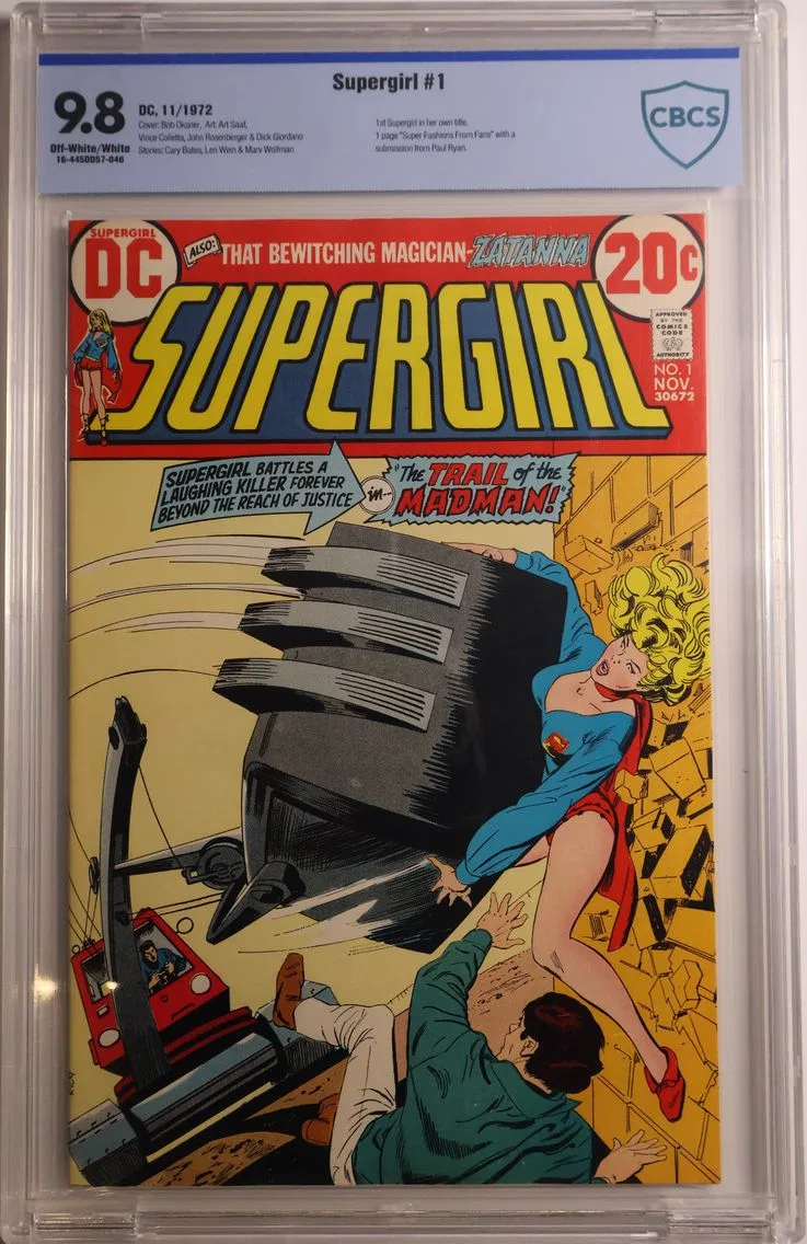 1972 #NA 1972 Supergirl #1 CBCS 9.8 DC Comics CBCS 9.8